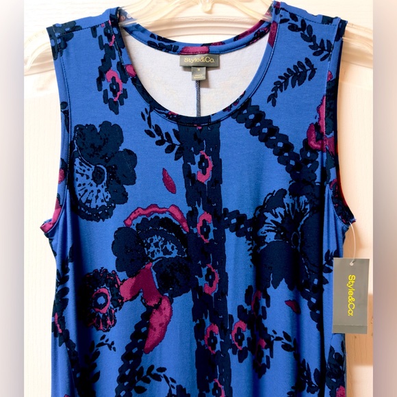 Style & Co. A-Line Swing dress, Med. - Picture 3 of 5